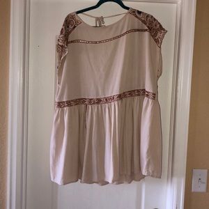Free people backless oversized dress